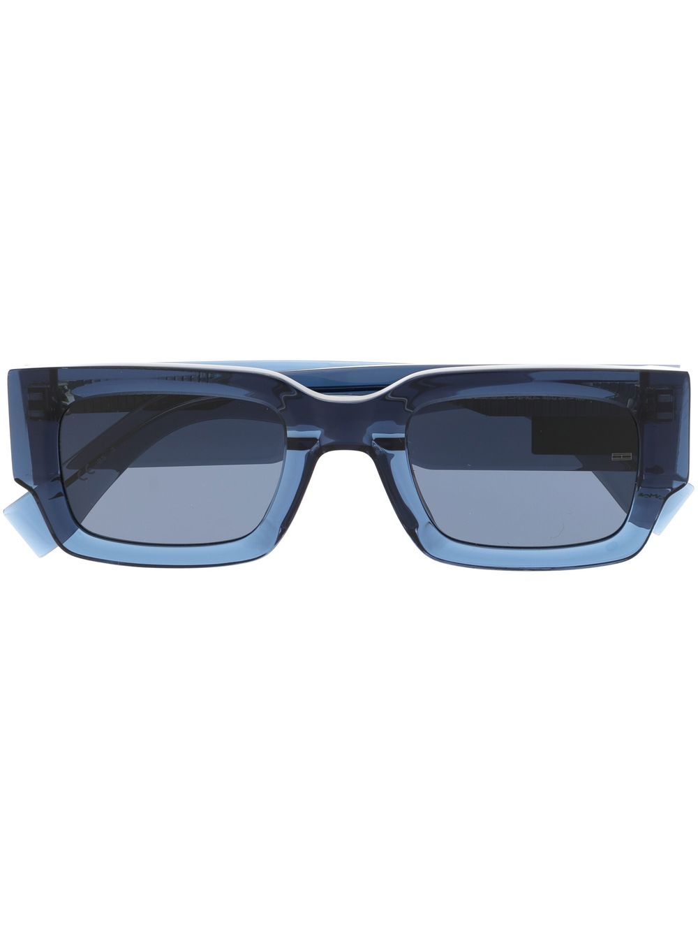 

Tommy Hilfiger lentes de sol con armazón rectangular - Azul