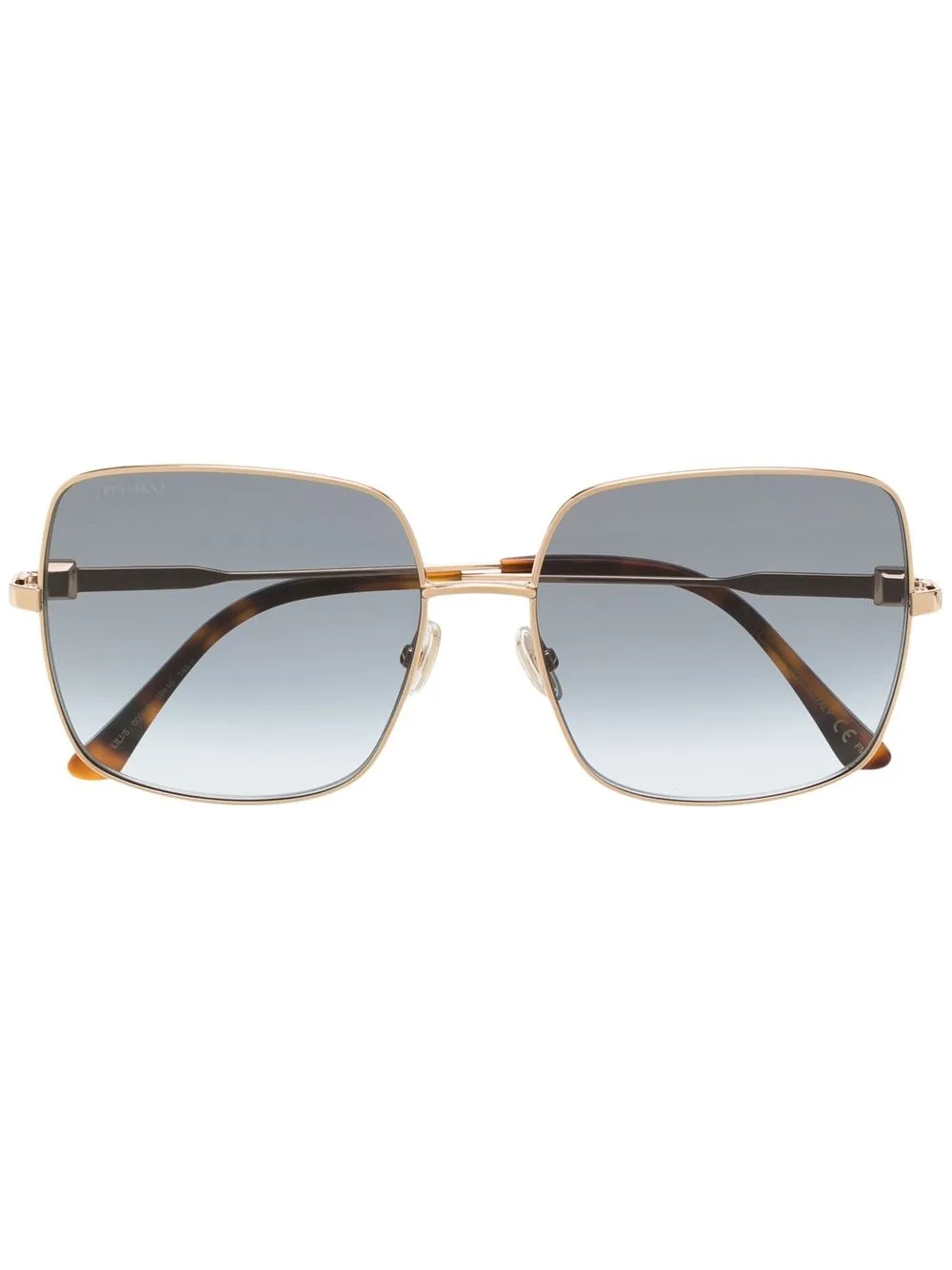 

Jimmy Choo Eyewear lentes de sol Lili con armazón cuadrada - Dorado