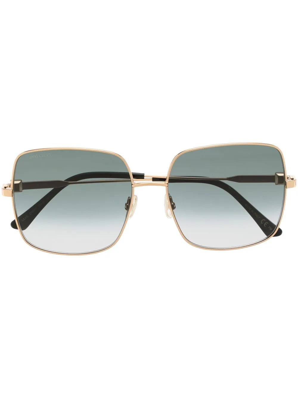 

Jimmy Choo Eyewear lentes de sol Lili con armazón cuadrada - Dorado