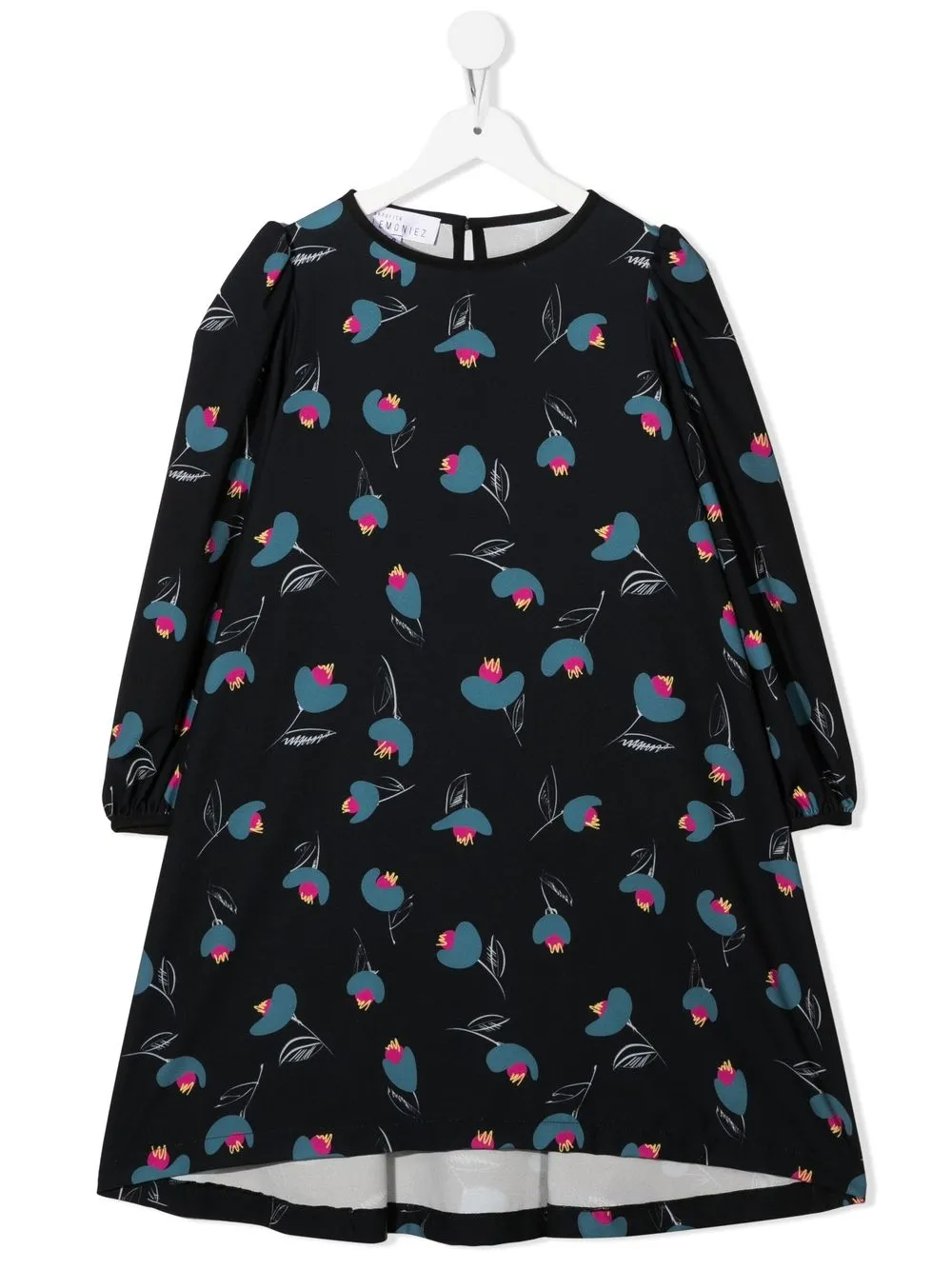 

Señorita Lemoniez vestido Constanza con estampado floral - Negro
