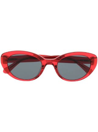 Kate Spade Crystal oval-frame Sunglasses - Farfetch