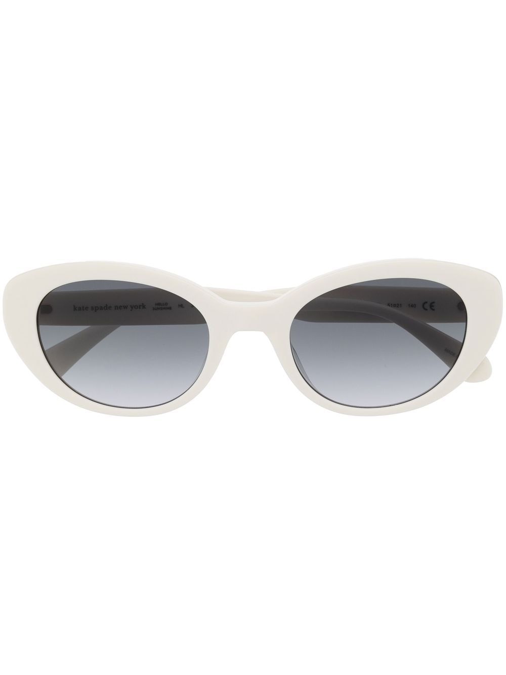 

Kate Spade lentes de sol Crystal - Blanco