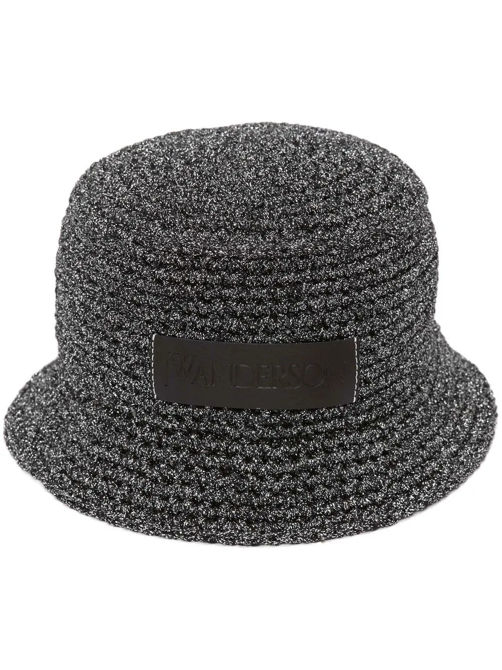 

JW Anderson gorro de pescador con parche del logo - Gris