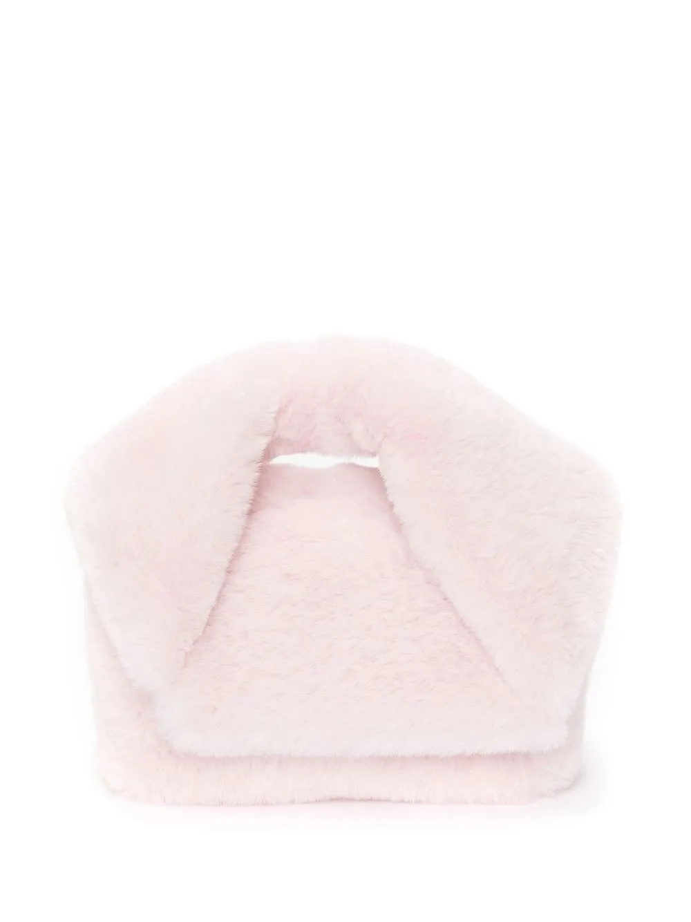 

JW Anderson mini Nano Twister shearling crossbody bag - Pink