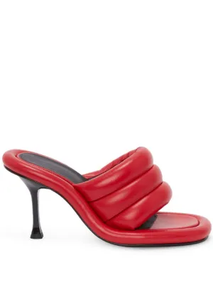 JW Anderson Bumper Tube Padded Sandals Farfetch