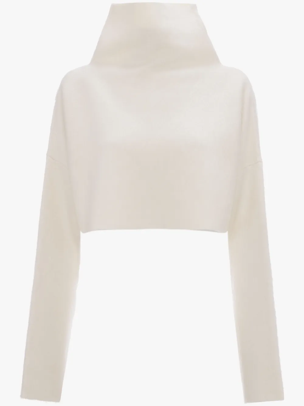 CROPPED CUT OUT JUMPER in white | JW Anderson