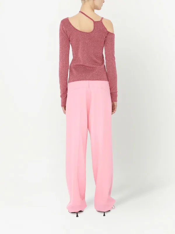JW Anderson カットアウト メタリック トップ | ピンク | FARFETCH JP