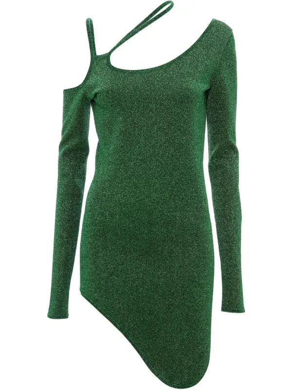 jw anderson one shoulder dress One Shoulder Midi Dress
