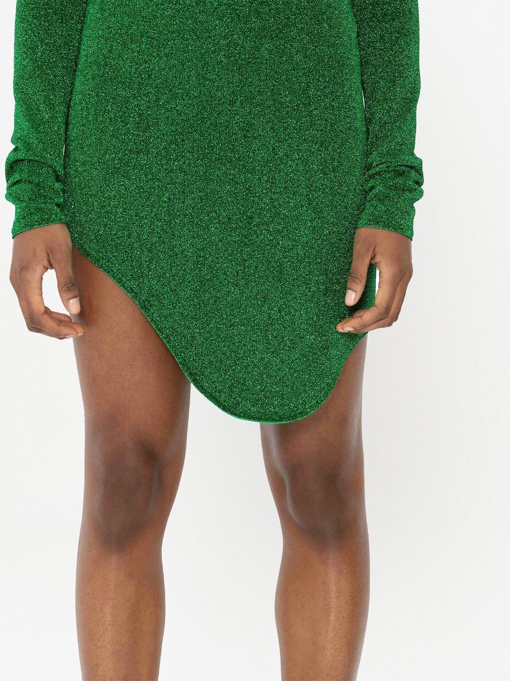 JW Anderson glitter cut-out asymmetric dress Women