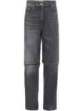 JW Anderson cut-out straight jeans - Grey