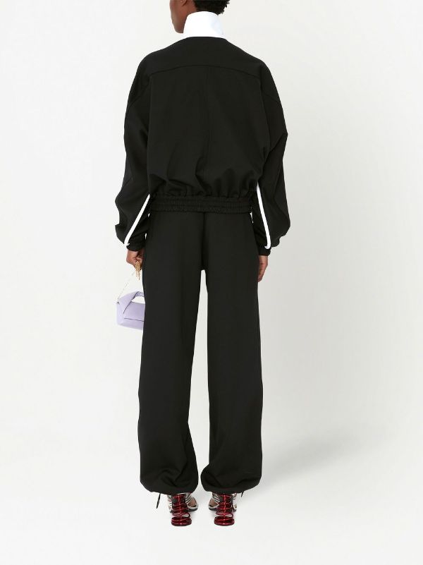 JW Anderson Run Hany Logo Track Pants | Black | FARFETCH AO