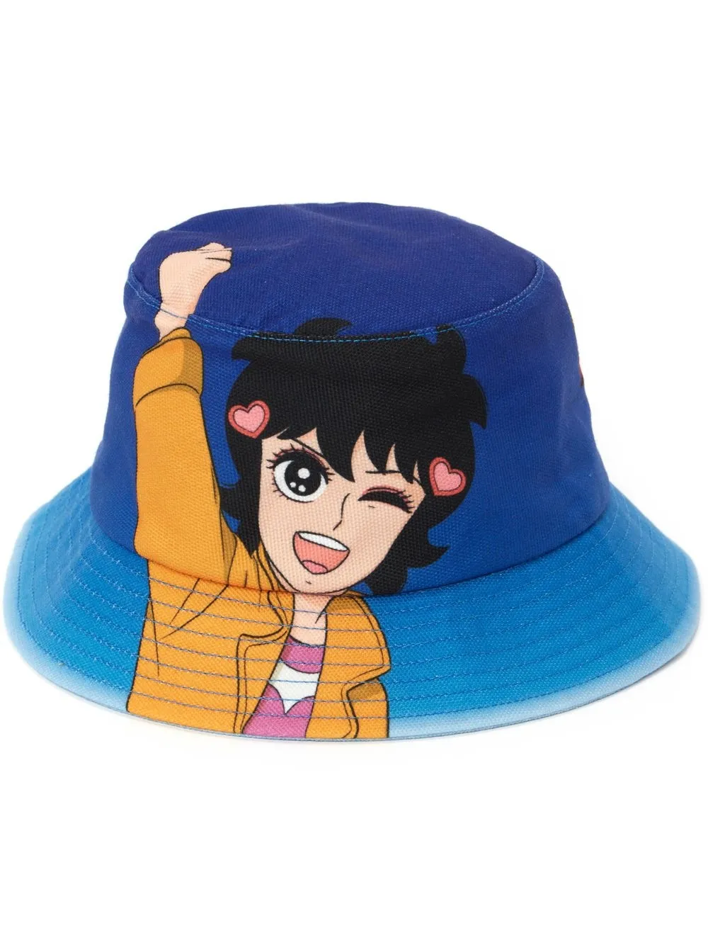 JW Anderson Run Hanny bucket-hat - Blue