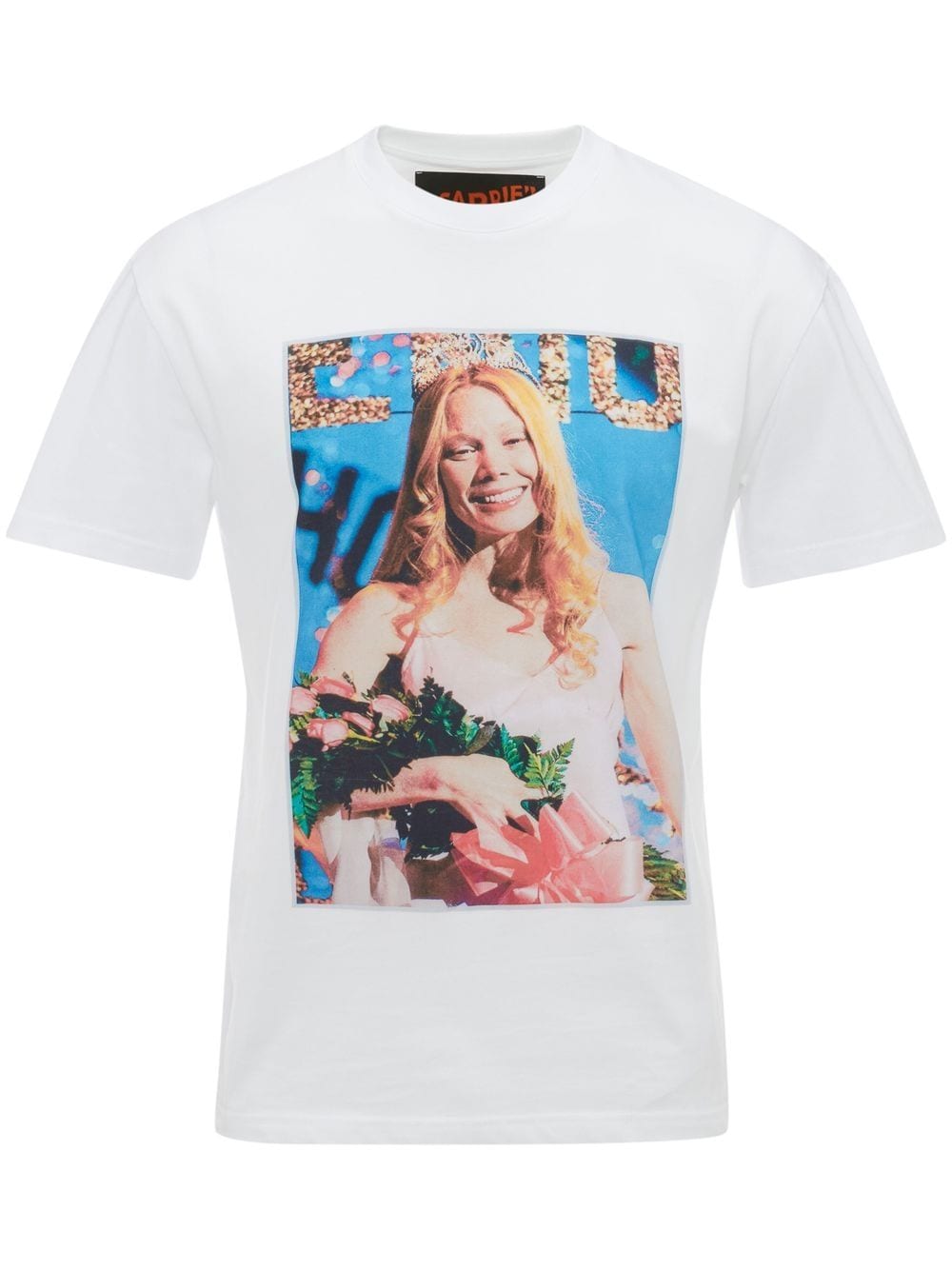 Image 1 of JW Anderson Carrie-print short sleeve T-shirt