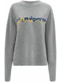 JW Anderson Run Hany logo-embellished jumper - Grey