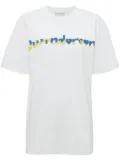 JW Anderson x Run Hany logo-print T-shirt - White