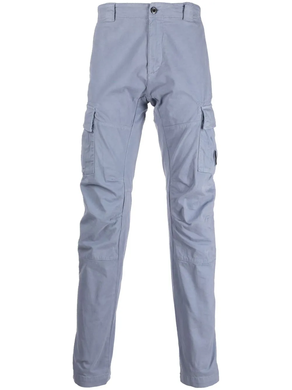 

C.P. Company pantalones chino con parche del logo - Azul