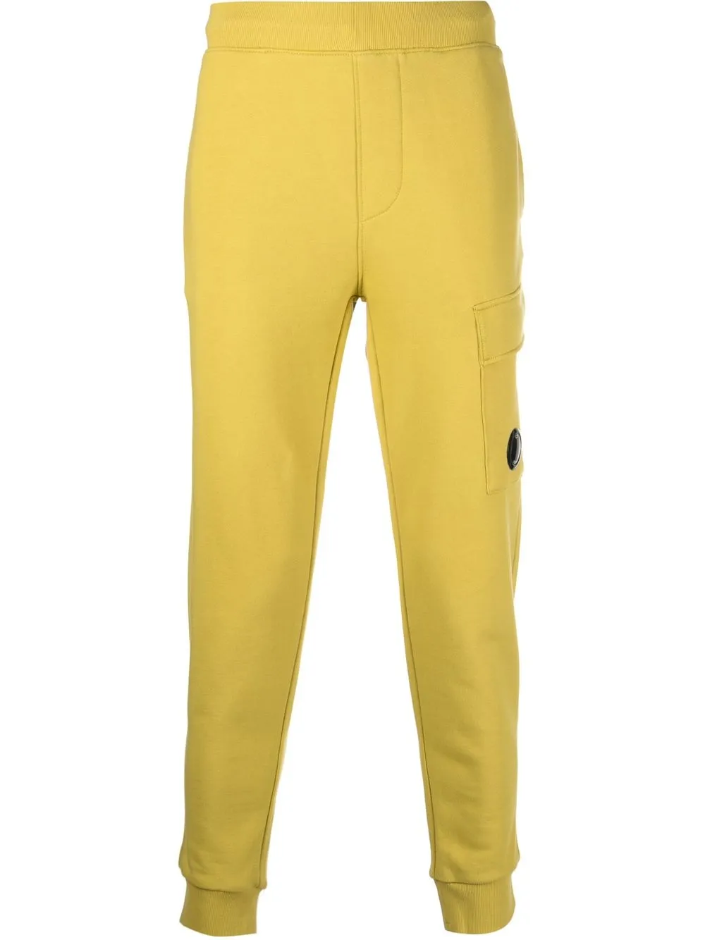 

C.P. Company logo-patch track pants - Yellow