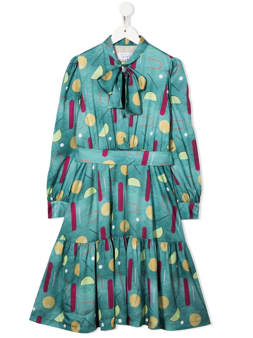 

Señorita Lemoniez London abstract-print dress - Green