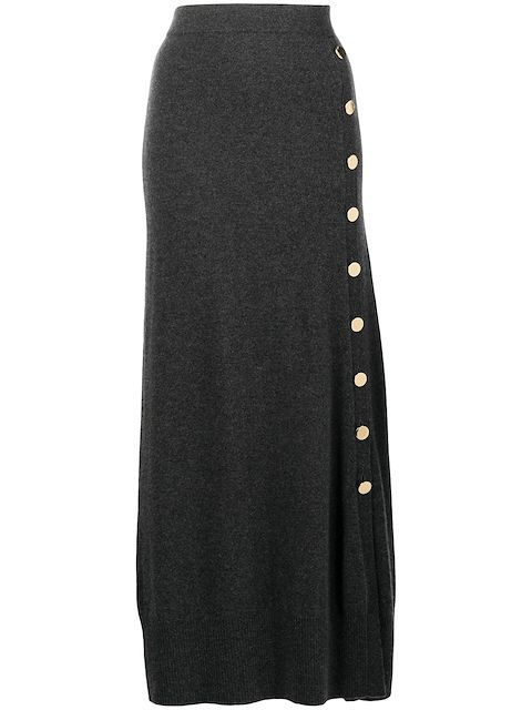 Altuzarra Minamoto cashmere midi skirt