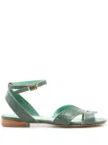 Sarah Chofakian Chemesier ankle-strap detail sandals - Green