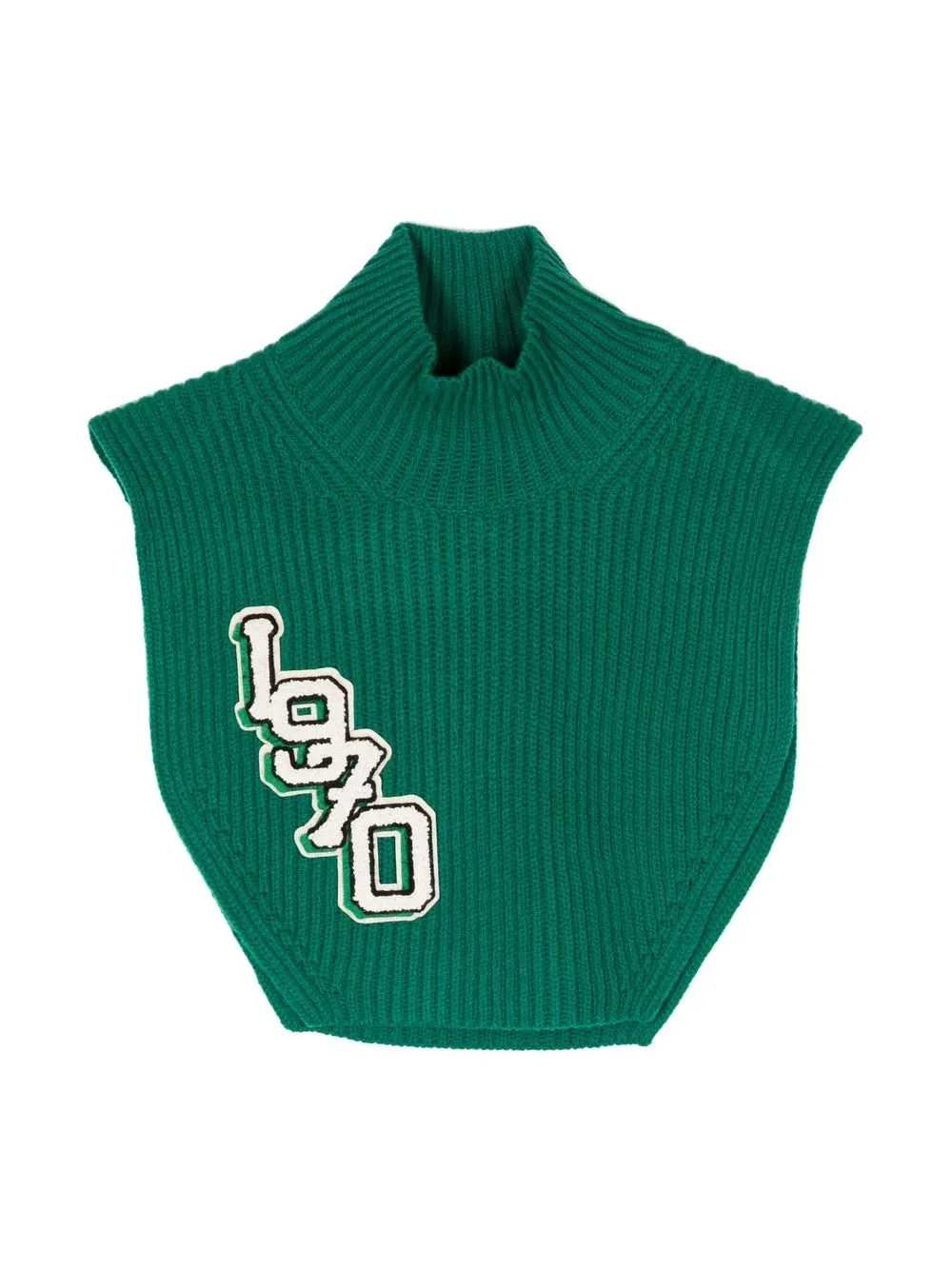 

Kenzo patch-detail knit collar - Green