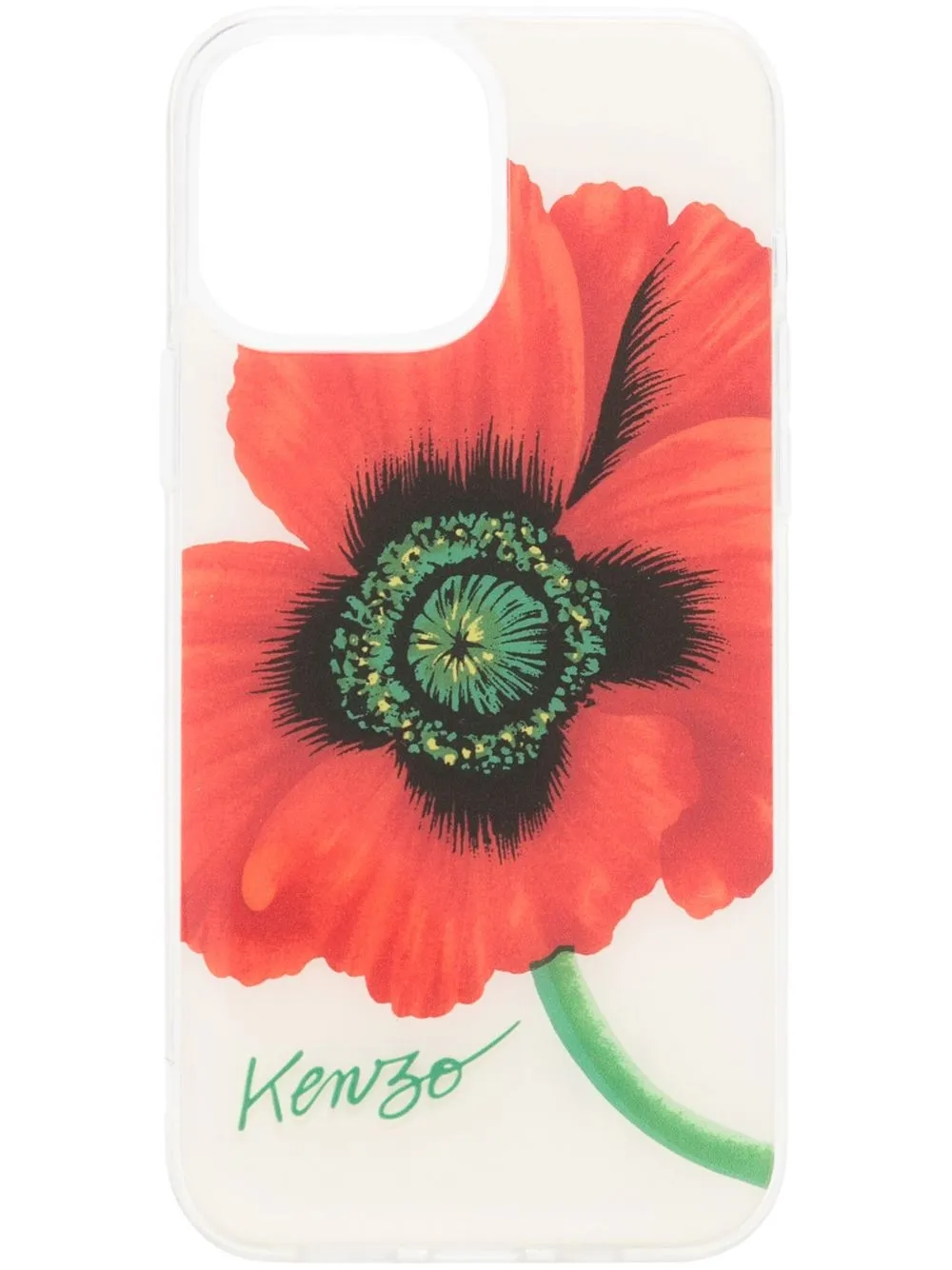 

Kenzo funda para iPhone 13 Pro Max con motivo Poppy - Rojo