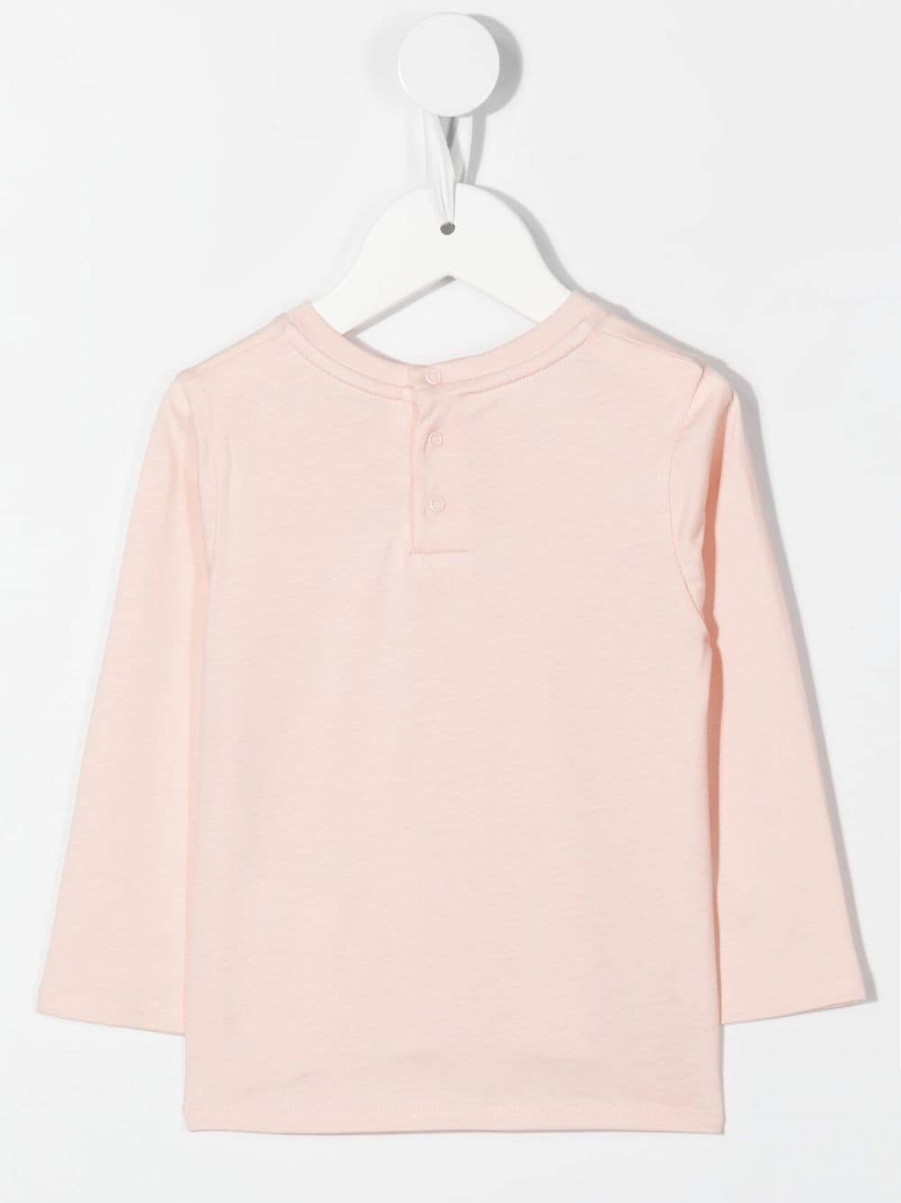 Image 2 of Chloé Kids floral-embroidered cotton T-shirt