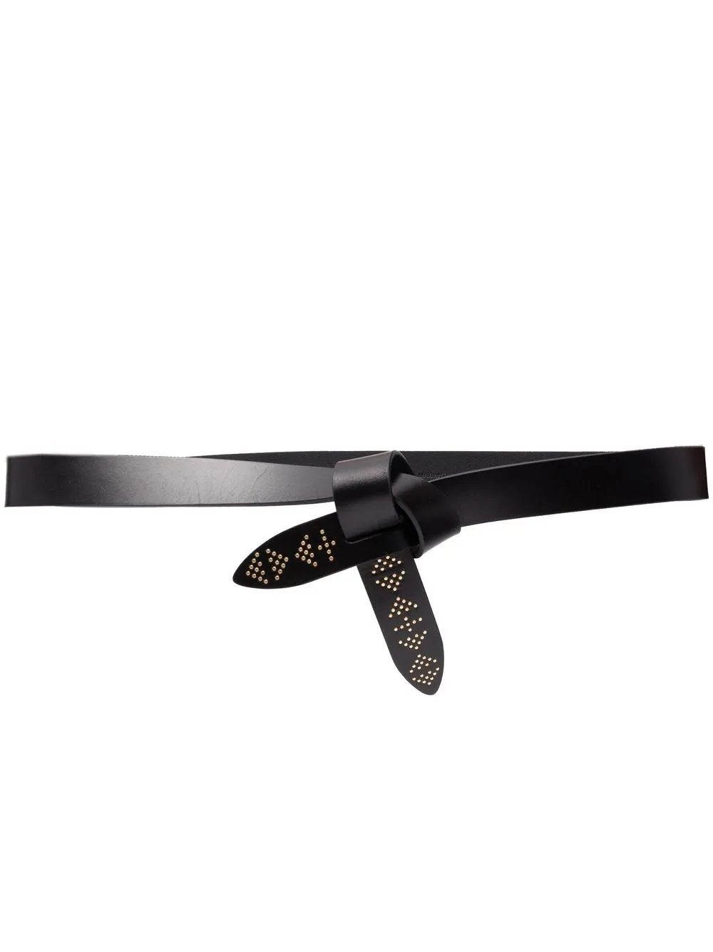 Isabel Marant cinturón Lecce con apliques - Negro