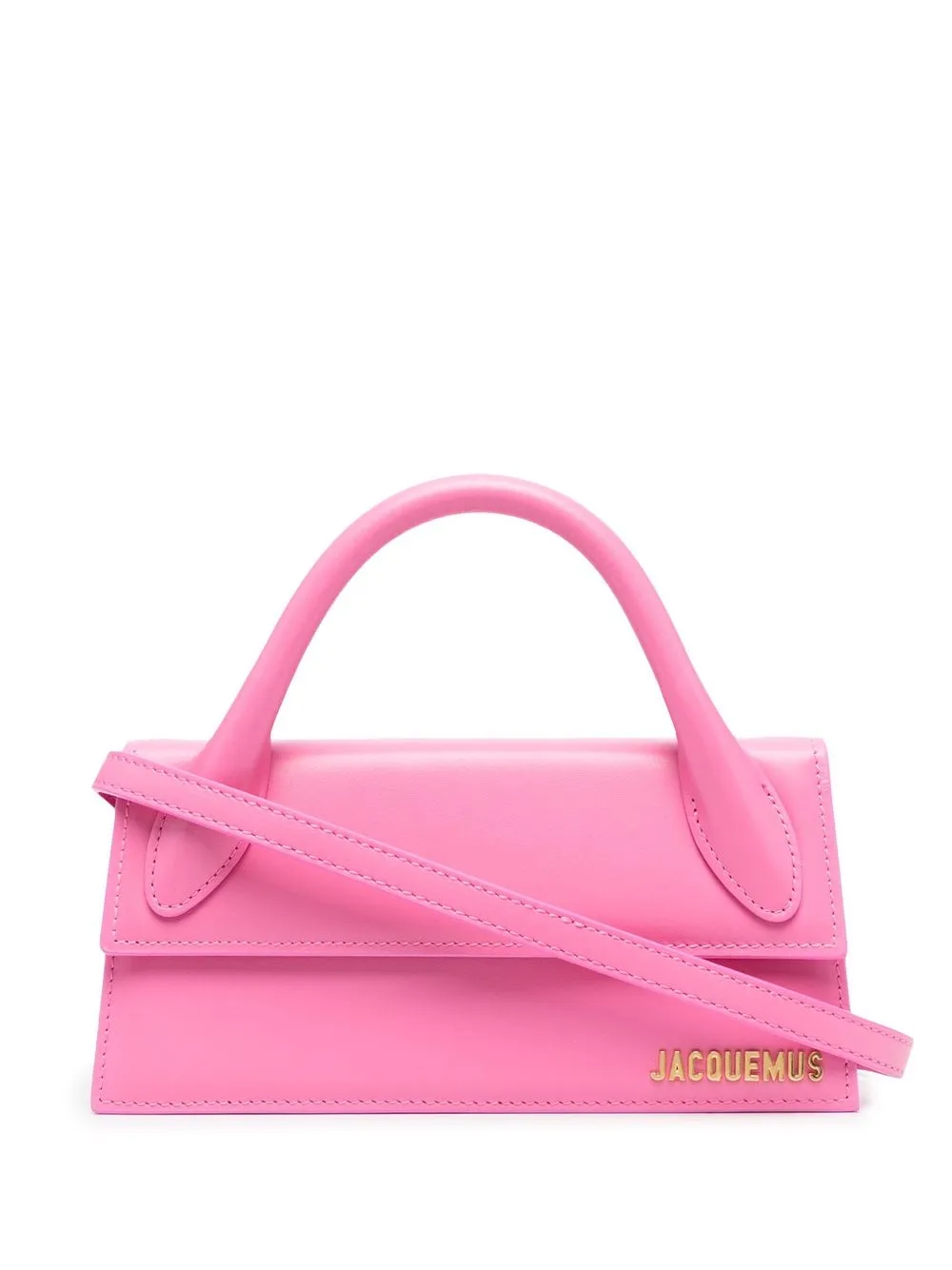 

Jacquemus tote con placa del logo - Rosado