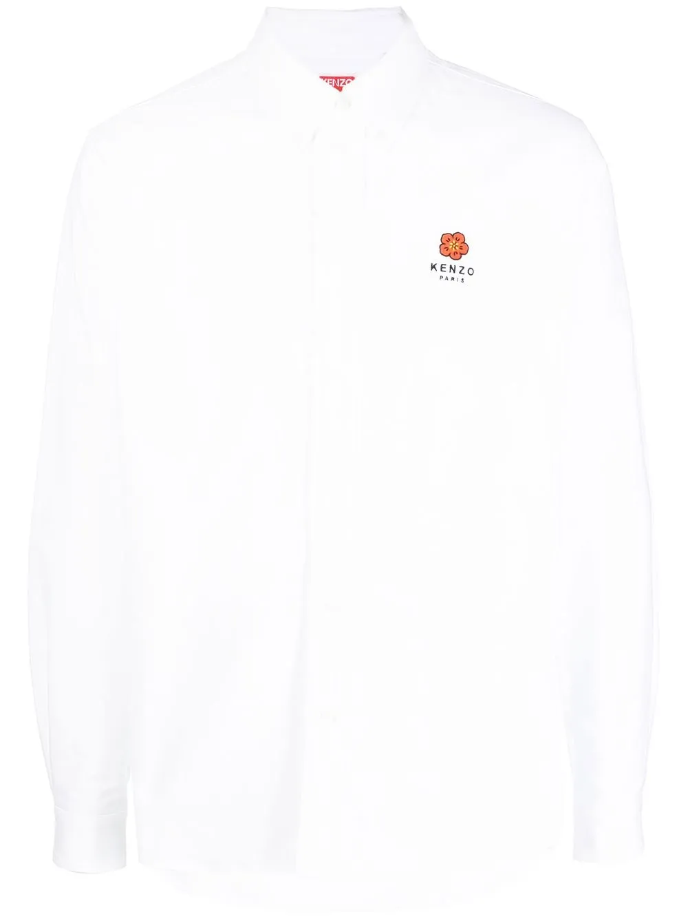 

Kenzo embroidered-logo long-sleeve shirt - White