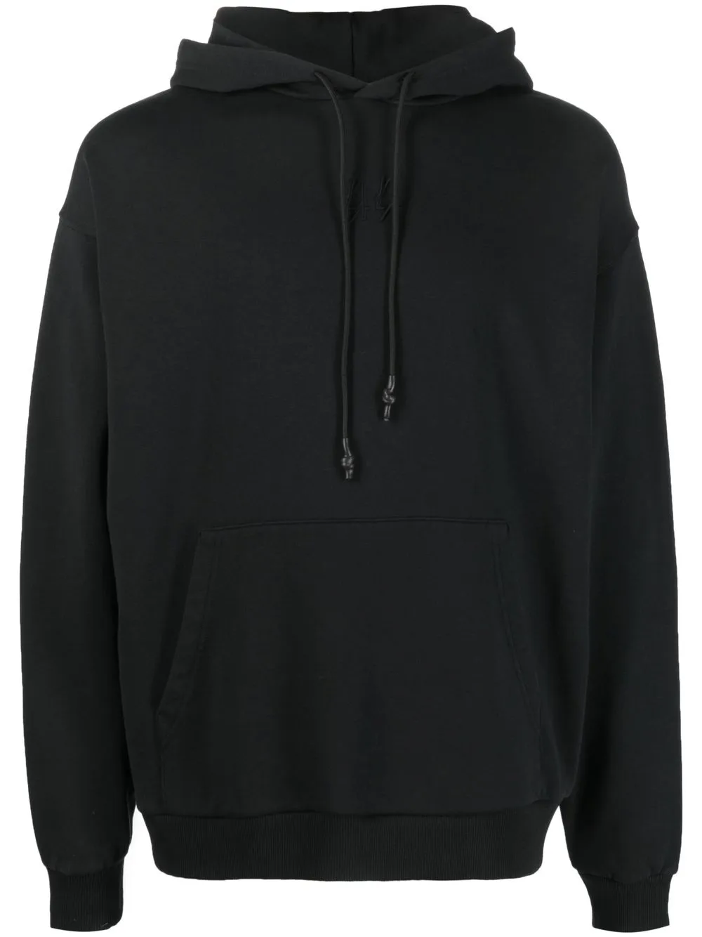 

44 LABEL GROUP skeleton-print cotton hoodie - Black