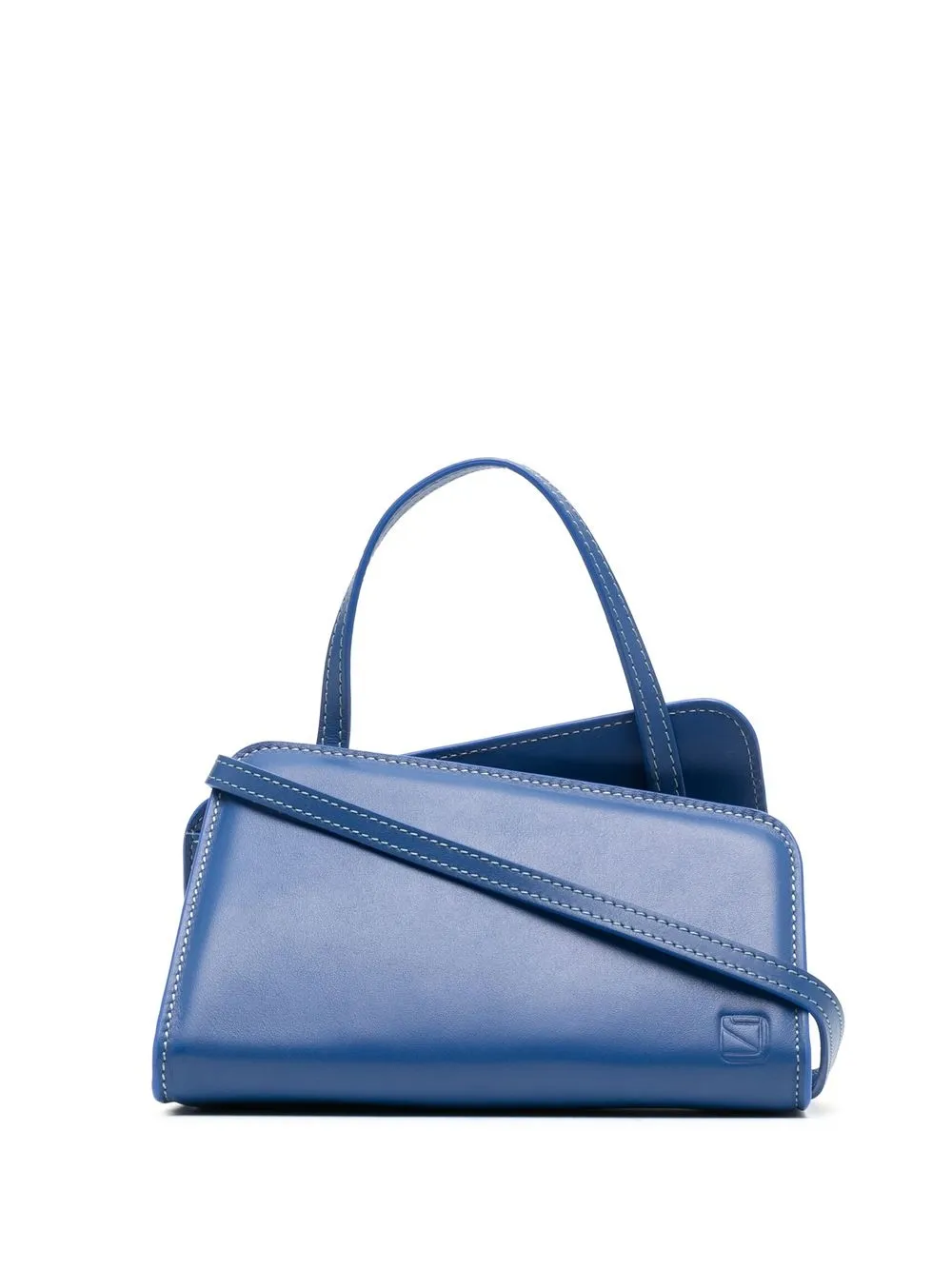 

Yuzefi tote pequeña con estilo piramidal - Azul