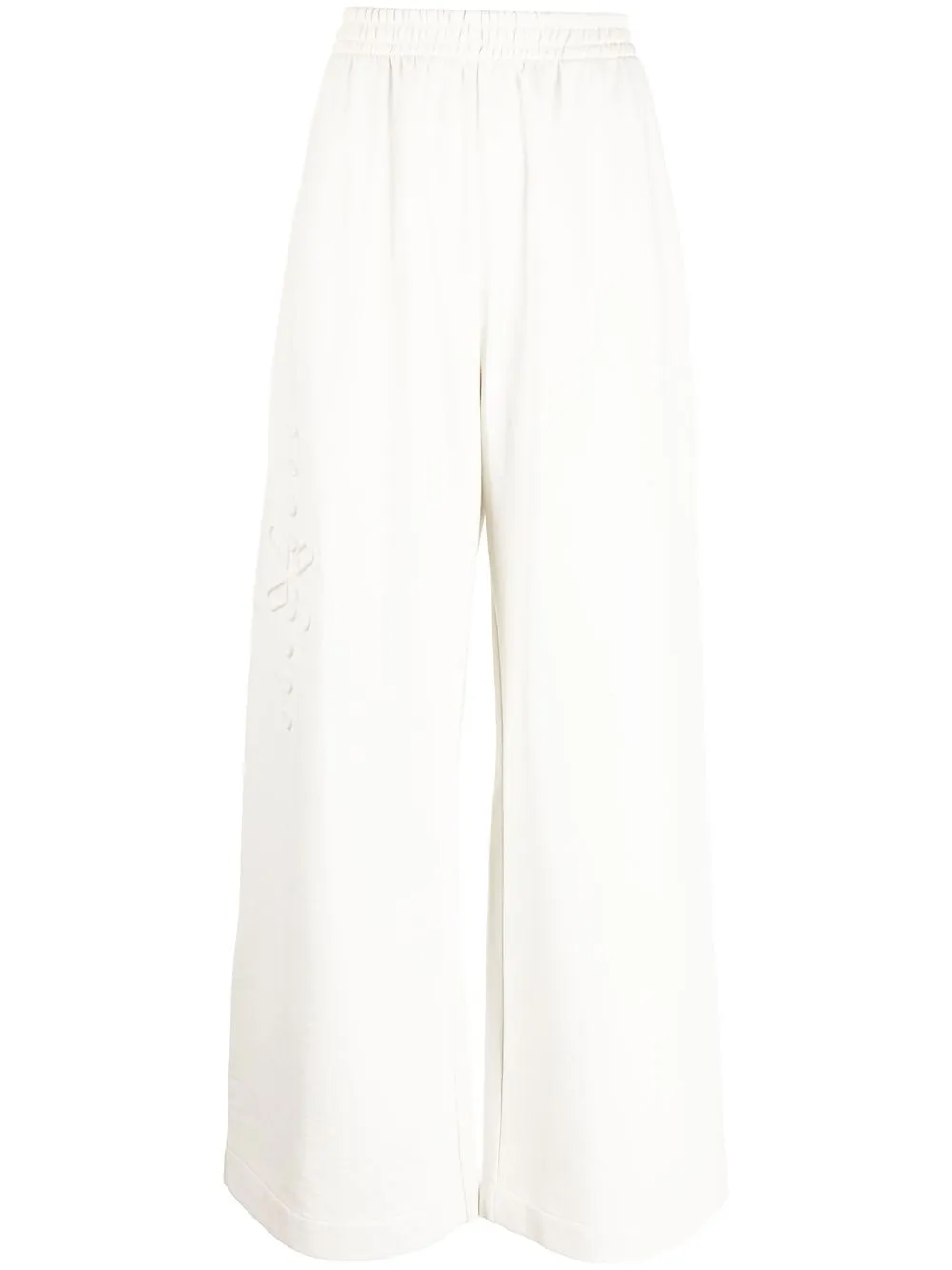 

MCQ pantalones anchos con pretina elástica - Blanco