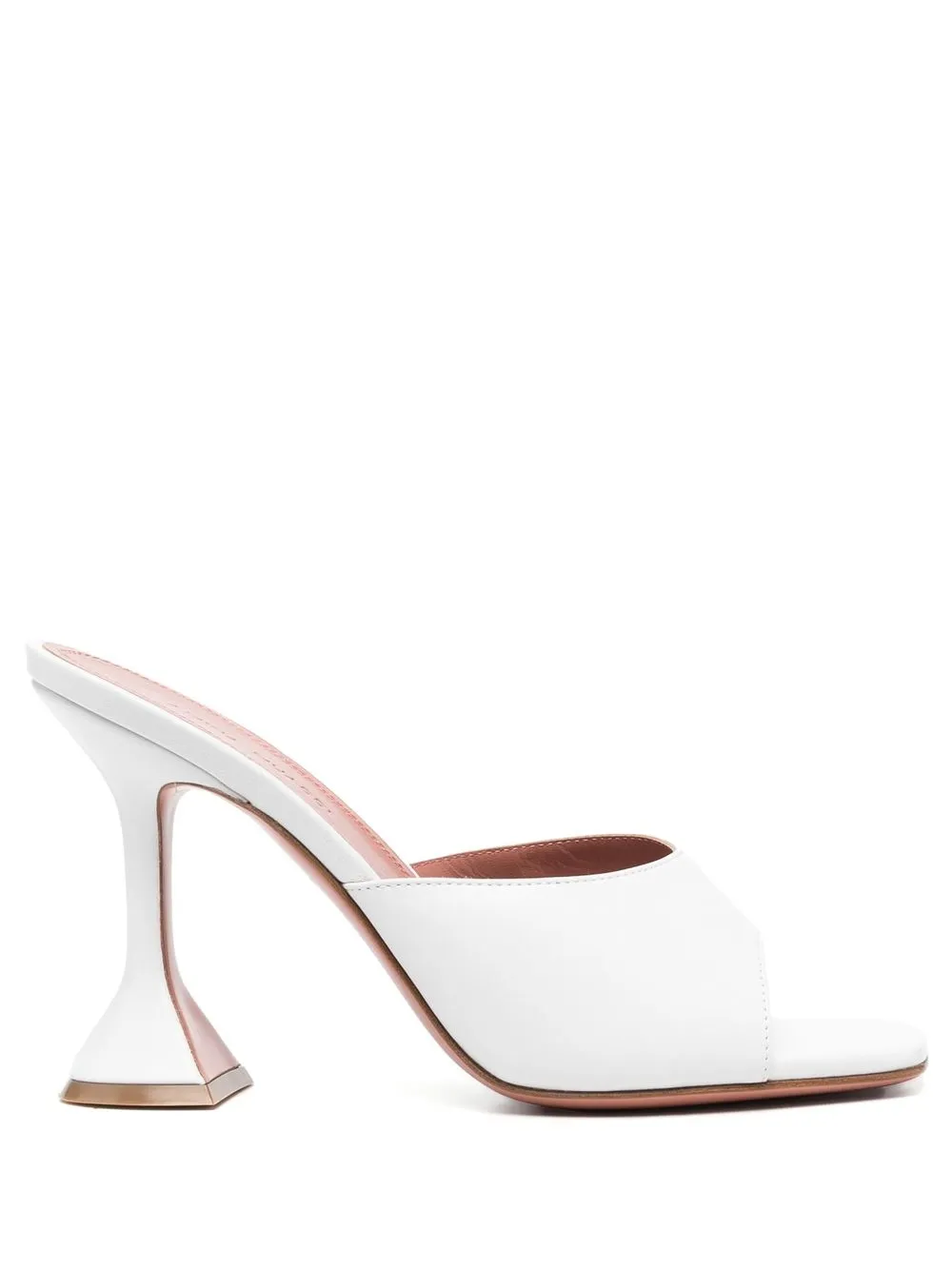Amina Muaddi square-toe 110mm heeled sandals