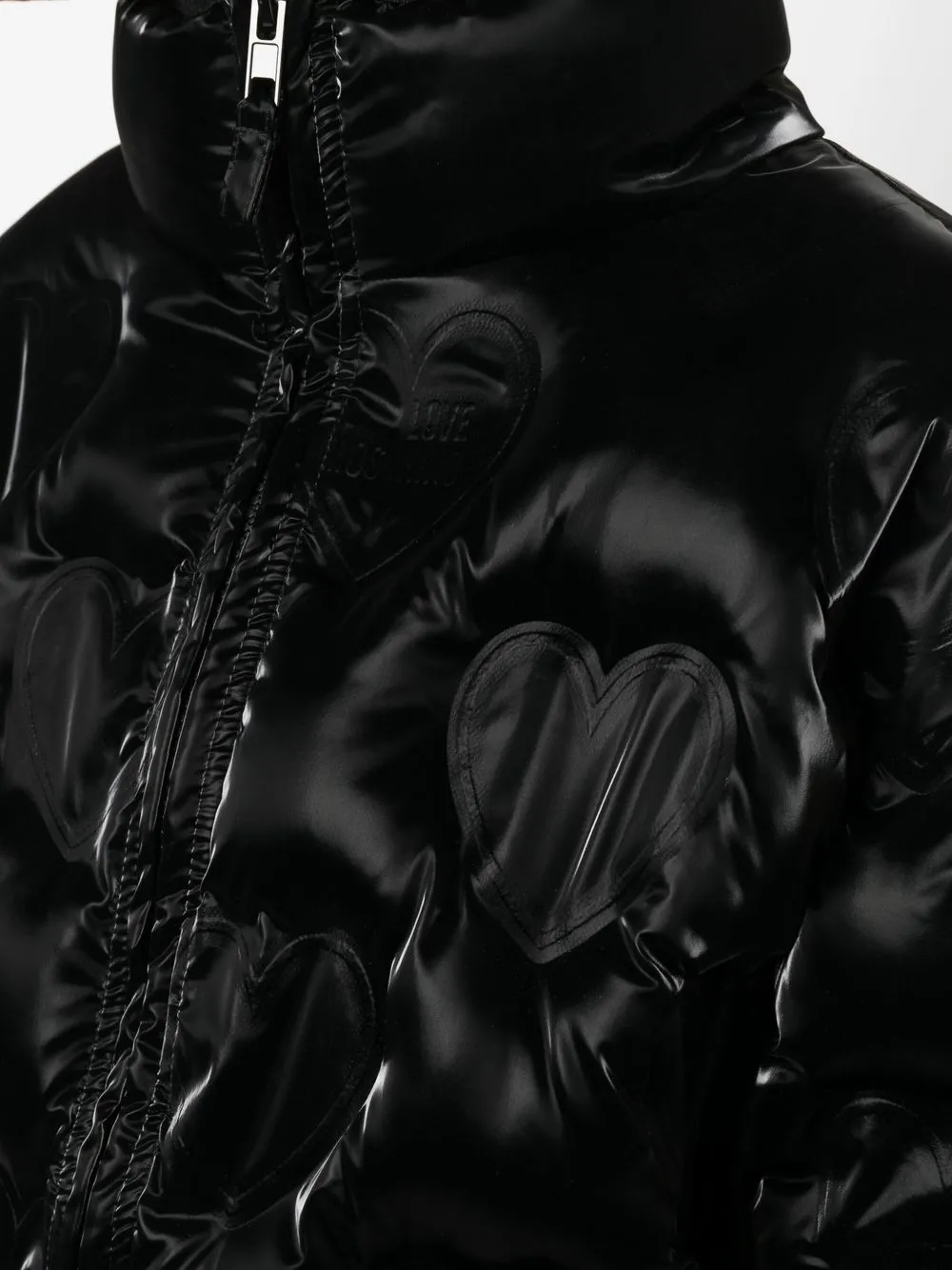 Love Moschino heartquilted Puffer Jacket Farfetch