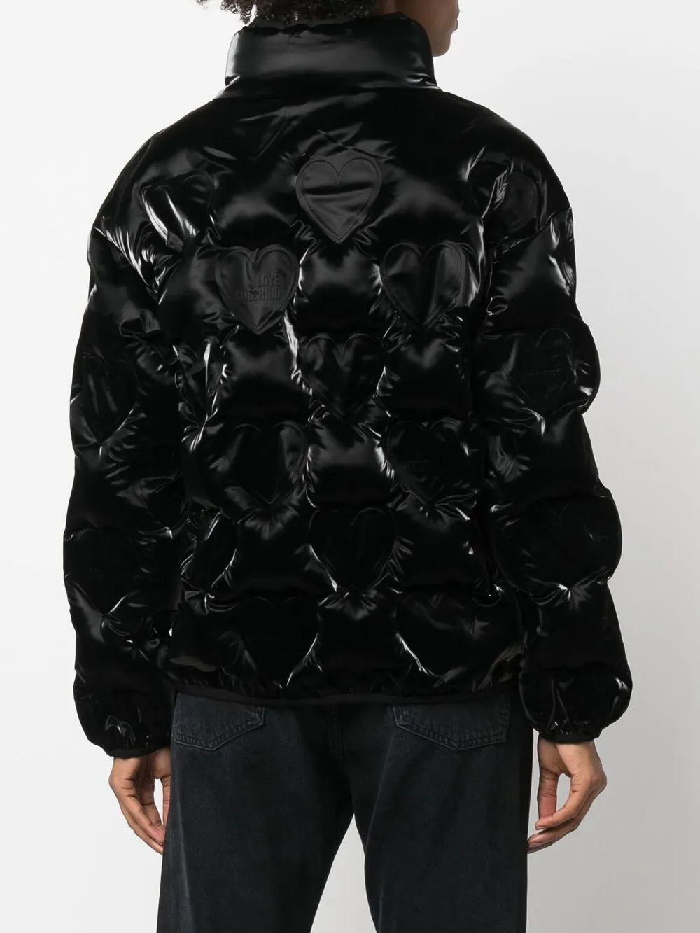 Love Moschino heartquilted Puffer Jacket Farfetch