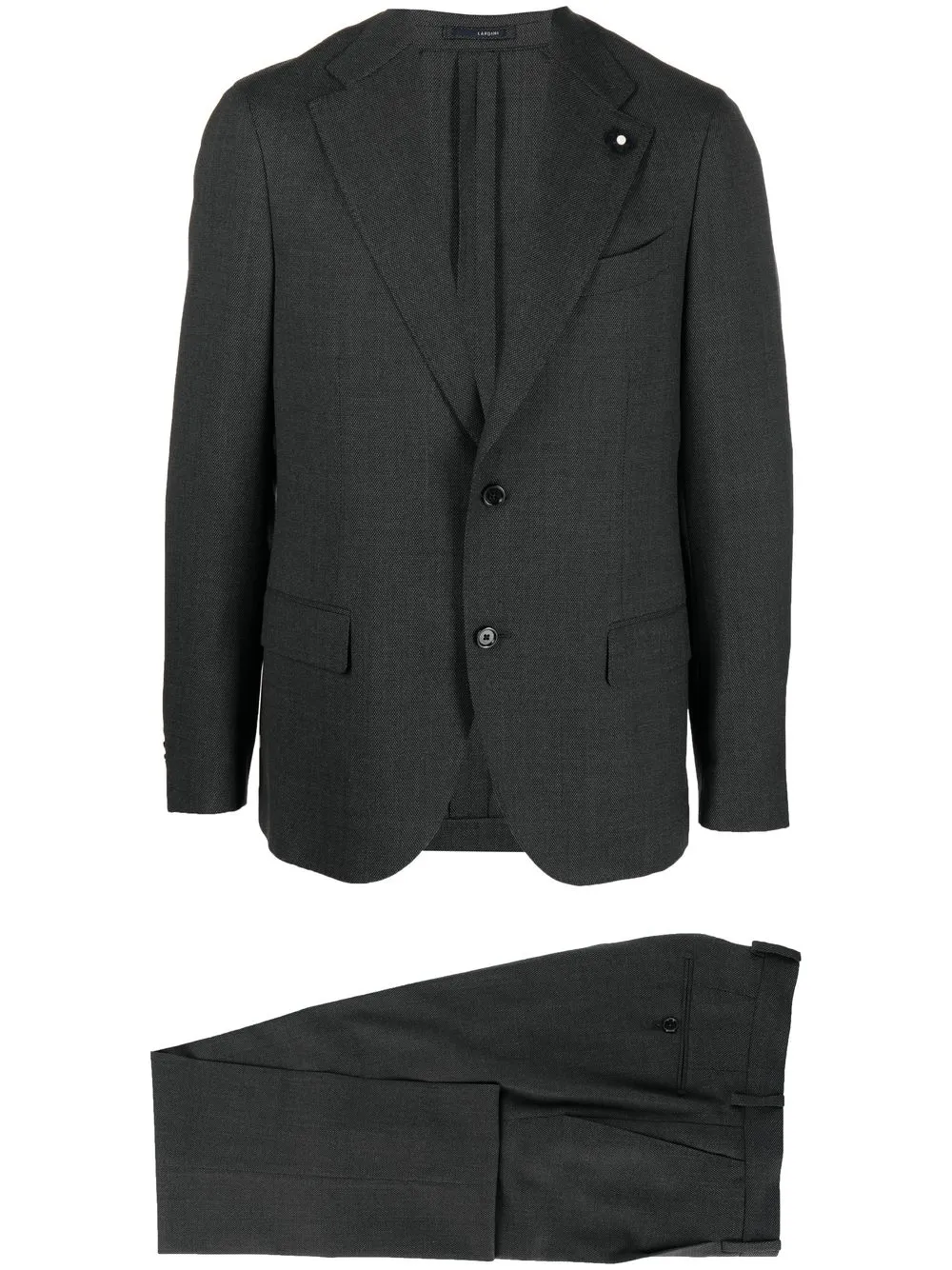 

Lardini slim-cut single breasted suit - Grey