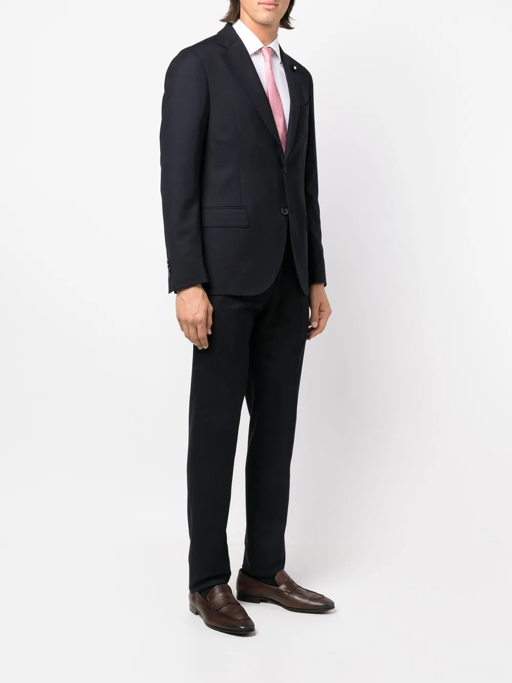 Lardini シングルスーツ | ブルー | FARFETCH JP