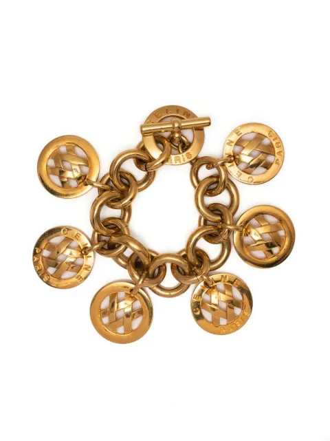 Céline Pre-Owned pre-owned medallion-charm chain bracelet