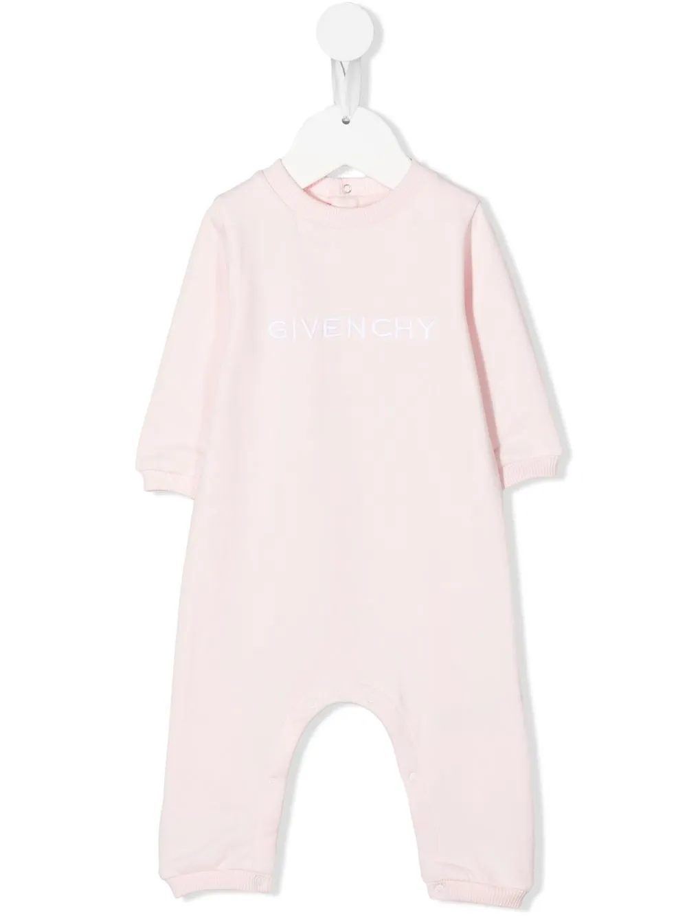 

Givenchy Kids set de mameluco con logo bordado - Rosado