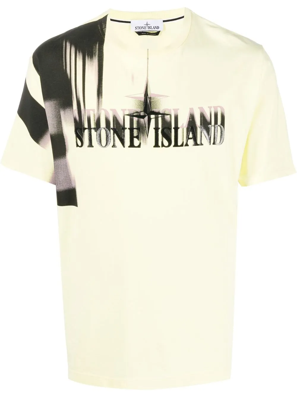 

Stone Island playera con logo estampado - Amarillo