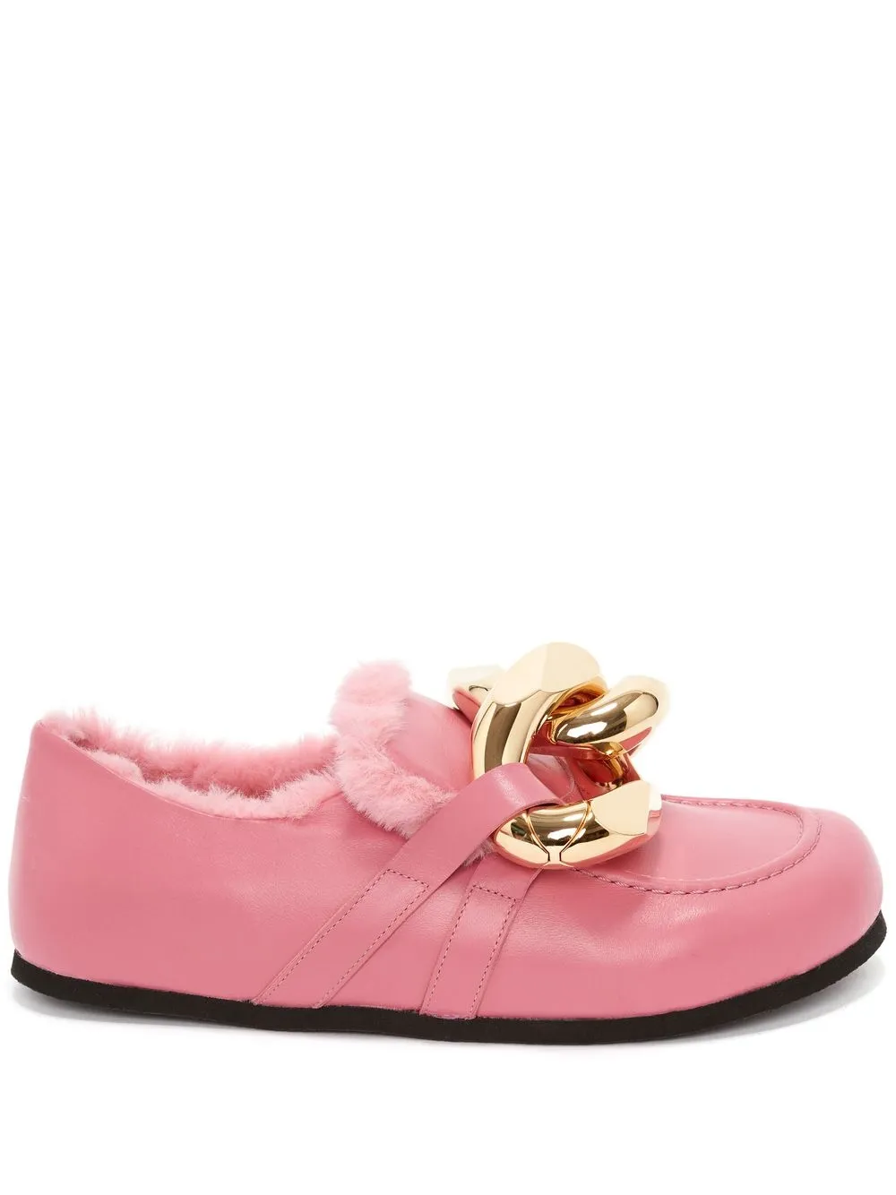 

JW Anderson oversize-chain detail loafers - Pink