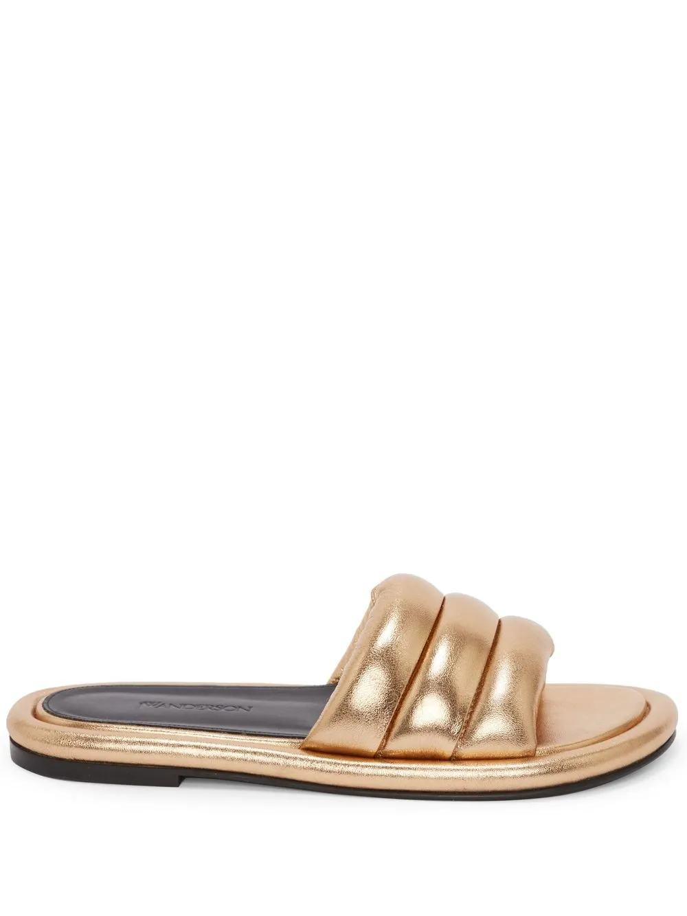 

JW Anderson Bumper Tubular padded slides - Gold