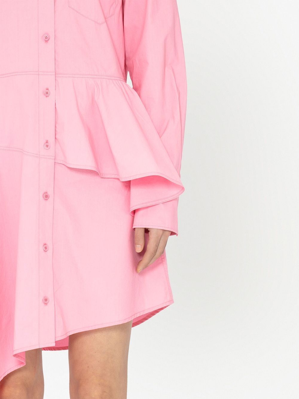 JW Anderson asymmetric peplum shirt dress Women