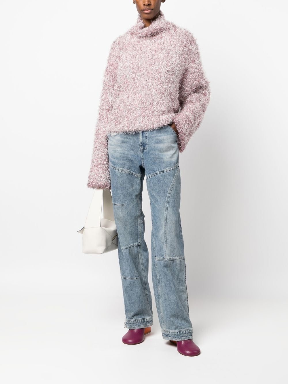 Image 2 of JW Anderson cut-out cropped jumper