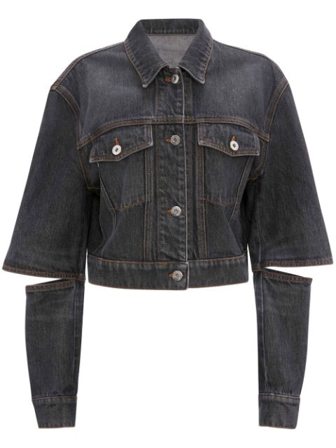 JW Anderson cut-out sleeve trucker jacket Women