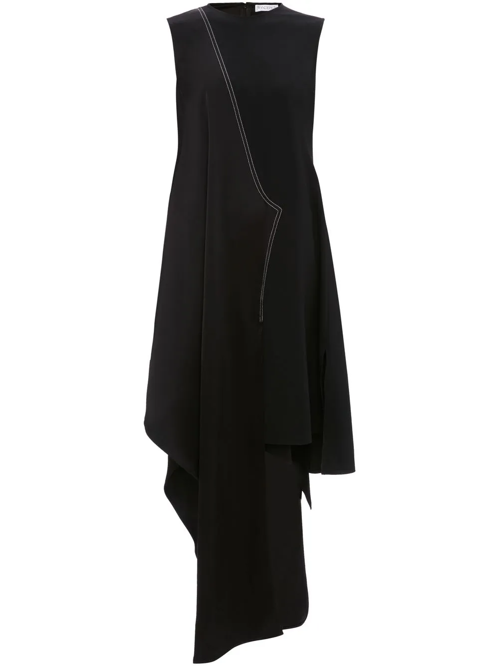 JW Anderson Sleeveless Asymmetric Dress - Farfetch