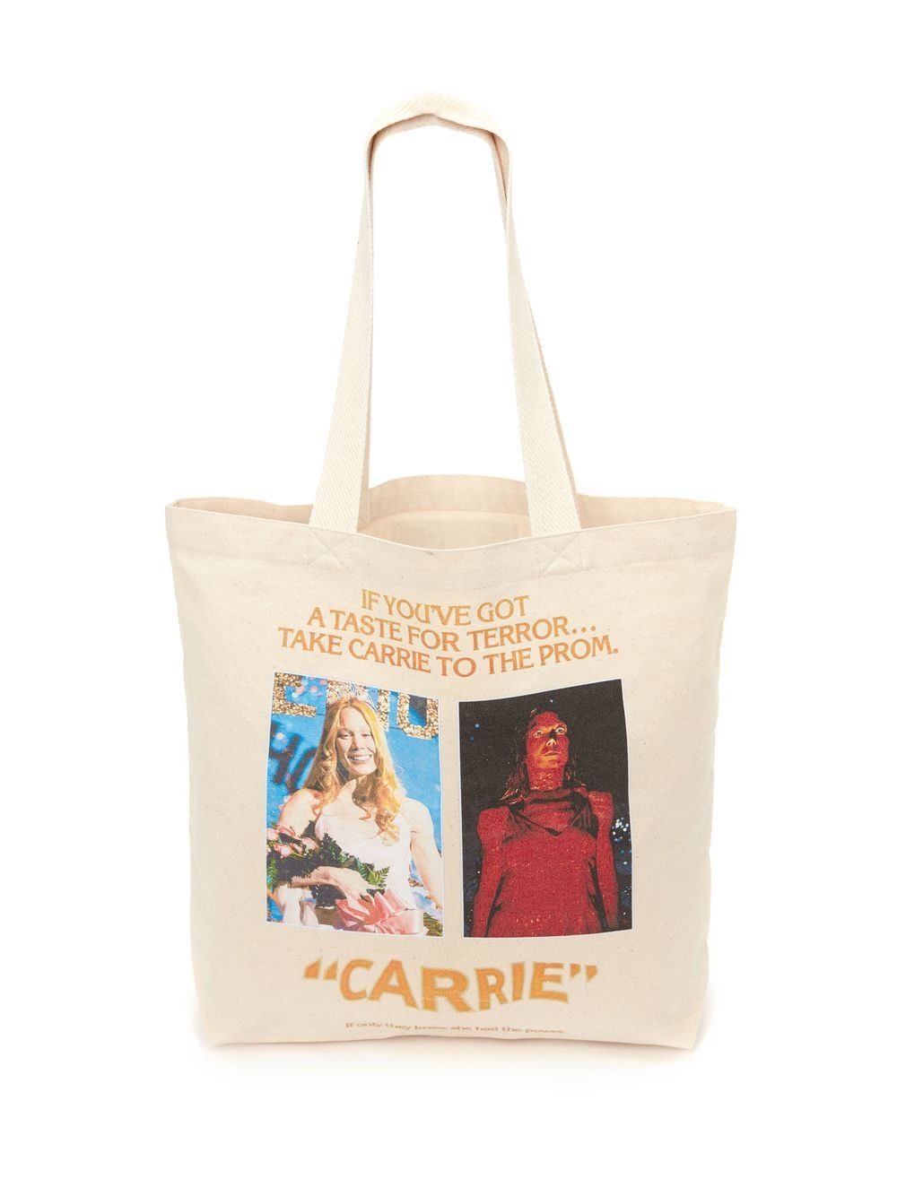 JW Anderson Carrie print tote bag - Neutrals