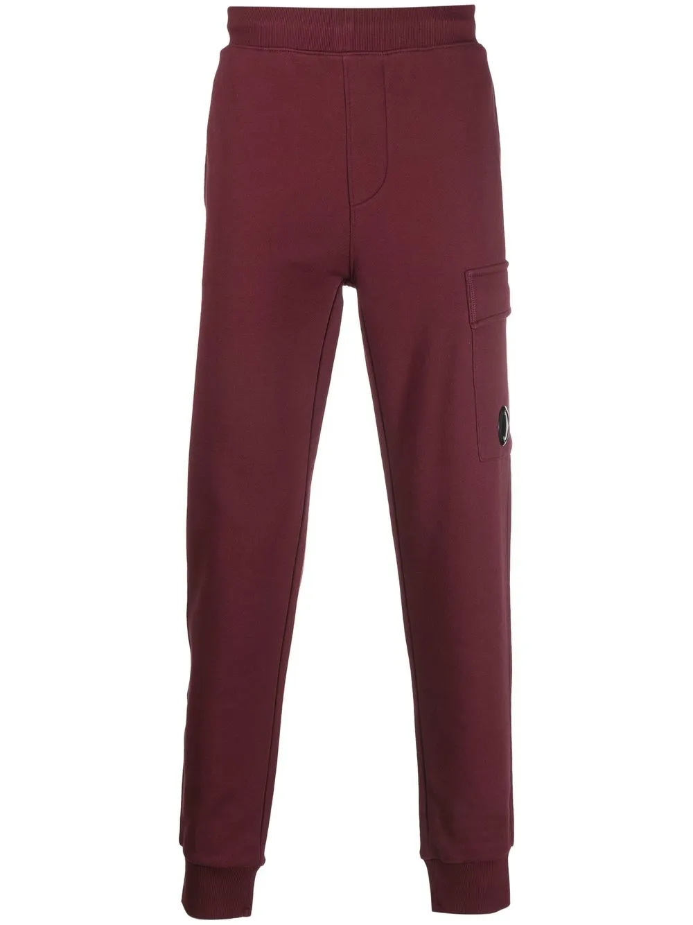 

C.P. Company pants con parche del logo - Rojo