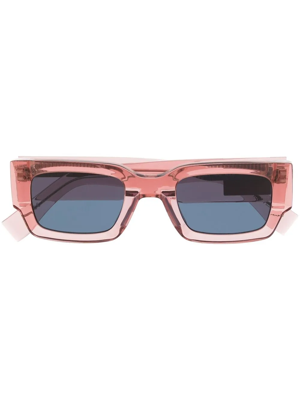 

Tommy Hilfiger lentes de sol con armazón cuadrada transparente - Rosado